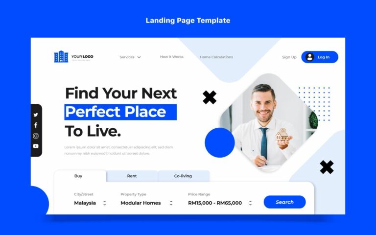 landing page to generate leads