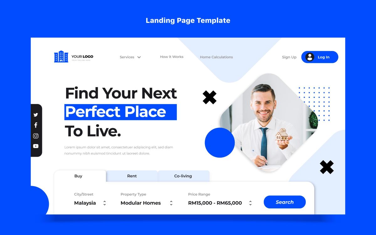 landing page to generate leads