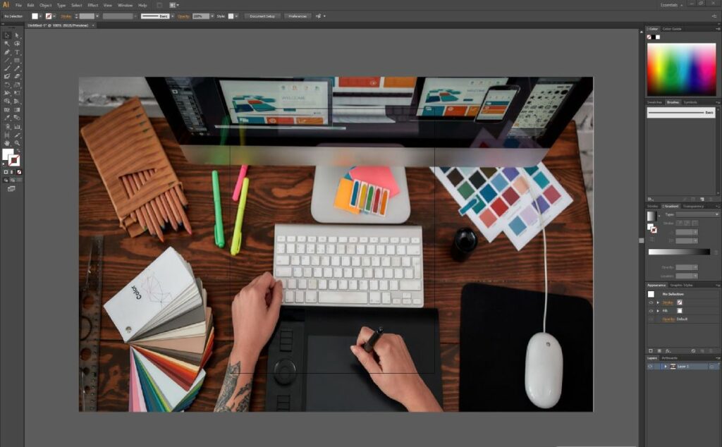 graphic design in marketing: adobe illustrator