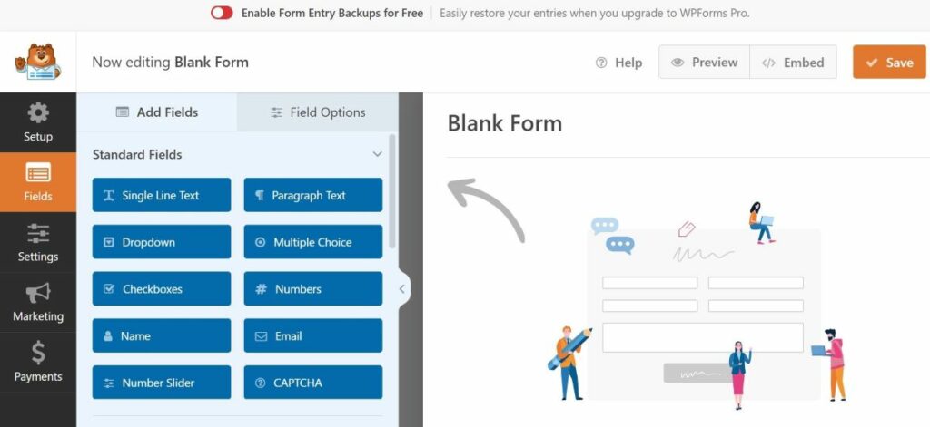 10 Strong WordPress Plugins for Blogs in 2024 6 WordPress plugins for blogs: WPforms