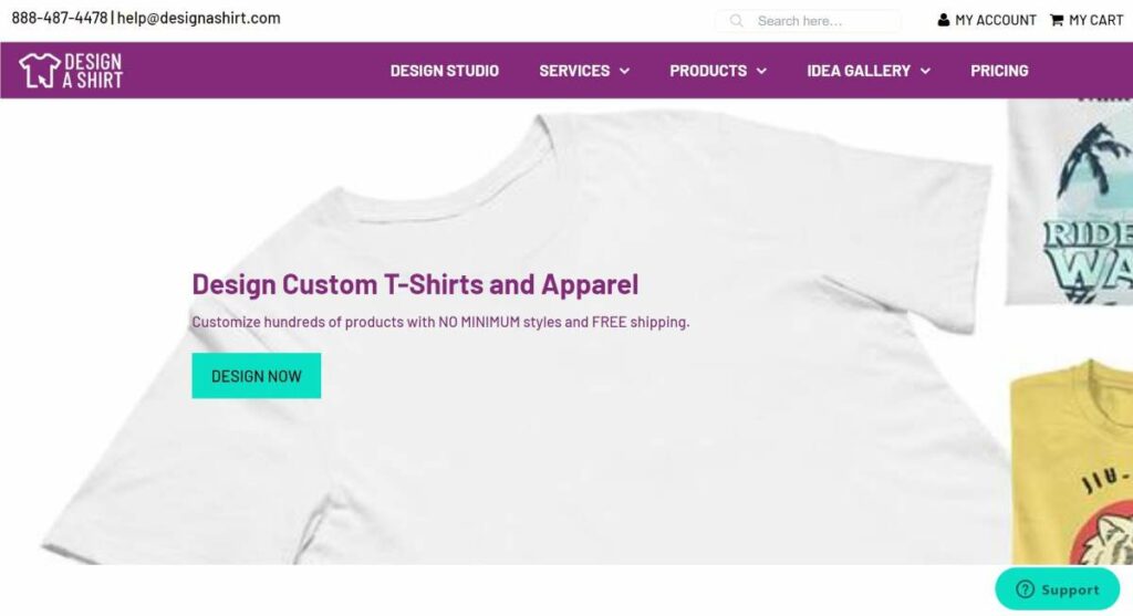 Design software for t-shirts