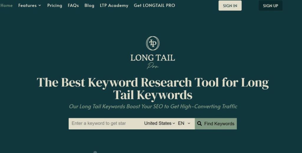 long-tail pro for long-tail keyword strategy