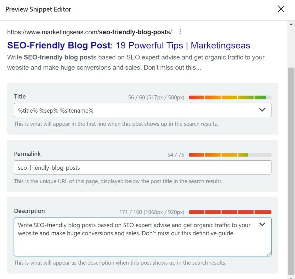 SEO-friendly meta description example