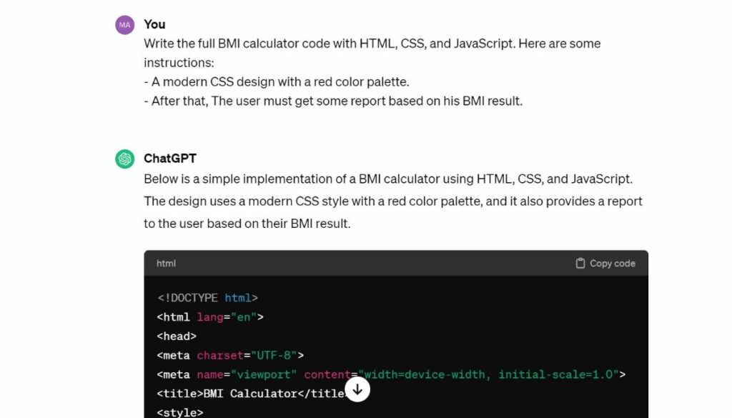 Tools loved by Google: BMI calculator